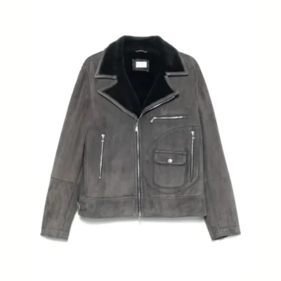 Tailored Suede Biker Jacket