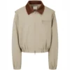 Tom Boy Trimmed Bomber Jacket