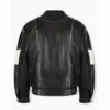 Unisex Oversize Vegan Leather Racing Jacket