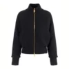 Valence Ribbed Knit Bomber Jacket