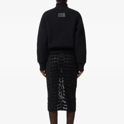 Valence Ribbed Knit Bomber Jacket