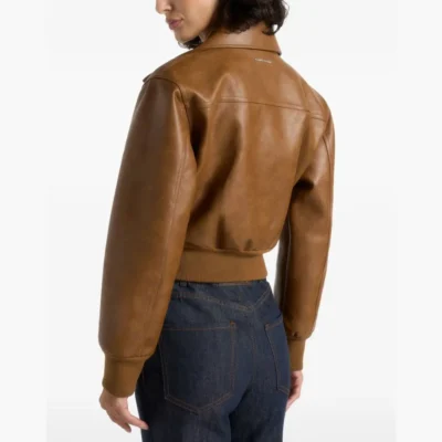 Vortex Bold Lapel Bomber Jacket