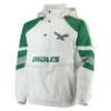 White Philadelphia Eagles Hooded Jacket
