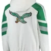 White Philadelphia Eagles Hooded Jacket