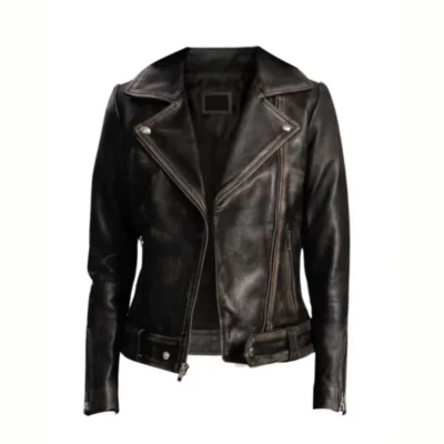 Women’s Rumy Distressed Leather Jacket