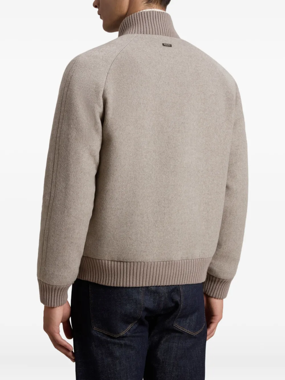 Woolrich Twill-Weave Bomber Jacket