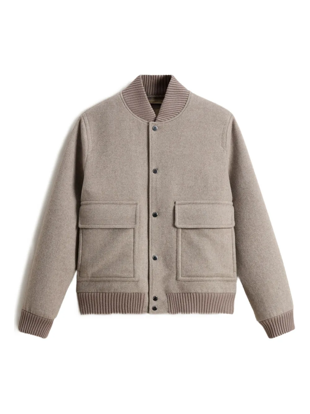 Woolrich Twill-Weave Bomber Jacket