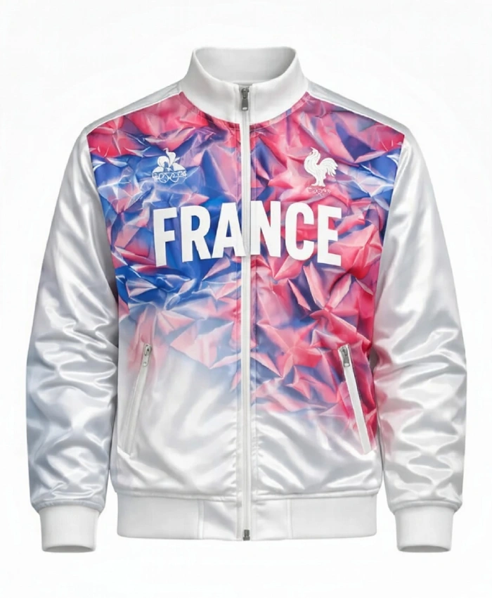 2026 Milano Cortina Olympic France White Jacket