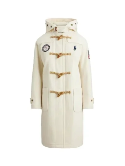 2026 Olympic Games Team USA White Toggle Coat