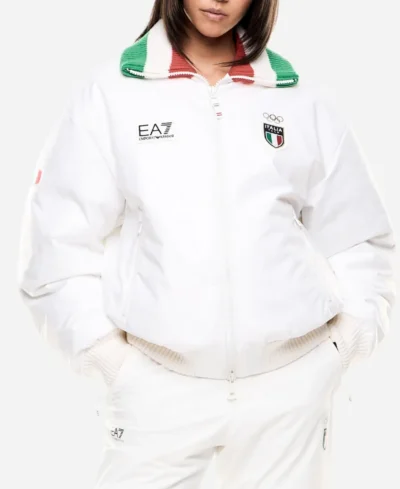 2026 Olympics EA7 Team Italy Bomber Jacket