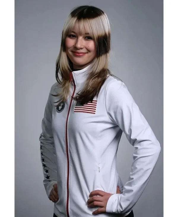 Alysa Liu Olympic Edition 2026 White Jacket
