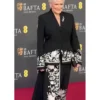 BAFTA 2026 Glenn Close Black Floral Long Coat
