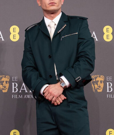 Barry Keoghan BAFTA Night Green Tailored Blazer