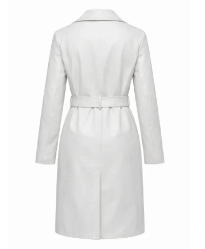 Belted Leather Jacket Women