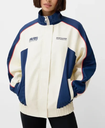 Bershka Off-White Mid-Season Jacket