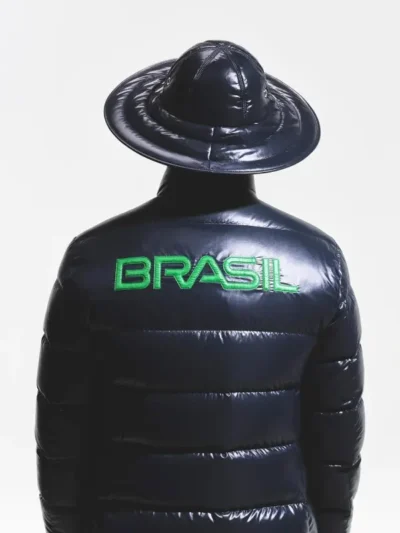 Black Moncler 2026 Team Brazil Jacket