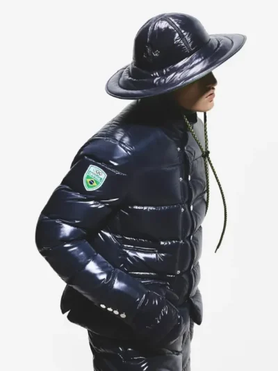 Black Moncler 2026 Team Brazil Jacket