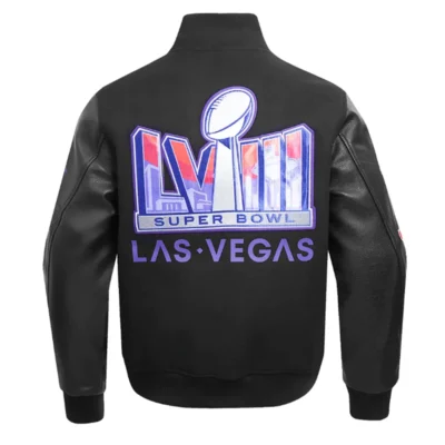 Black & White NFL Championship Jacket