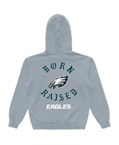 Born x Raised NFL Philadelphia Eagles Grey Hoodie