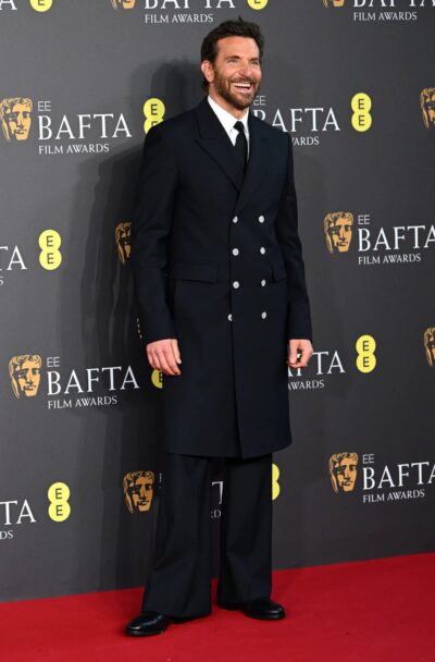 Bradley Cooper BAFTA 2026 Awards Black Long Coat