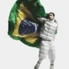 Brazil Winter Olympics 2026 Hooded Coat