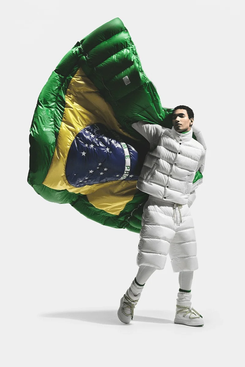 Brazil Winter Olympics 2026 Hooded Coat