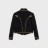 Celine Hedi Slimane FW20 Black Spencer Military Style Jacket