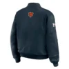 Chicago Bears Navy Patch Bomber Full-Zip Jacket