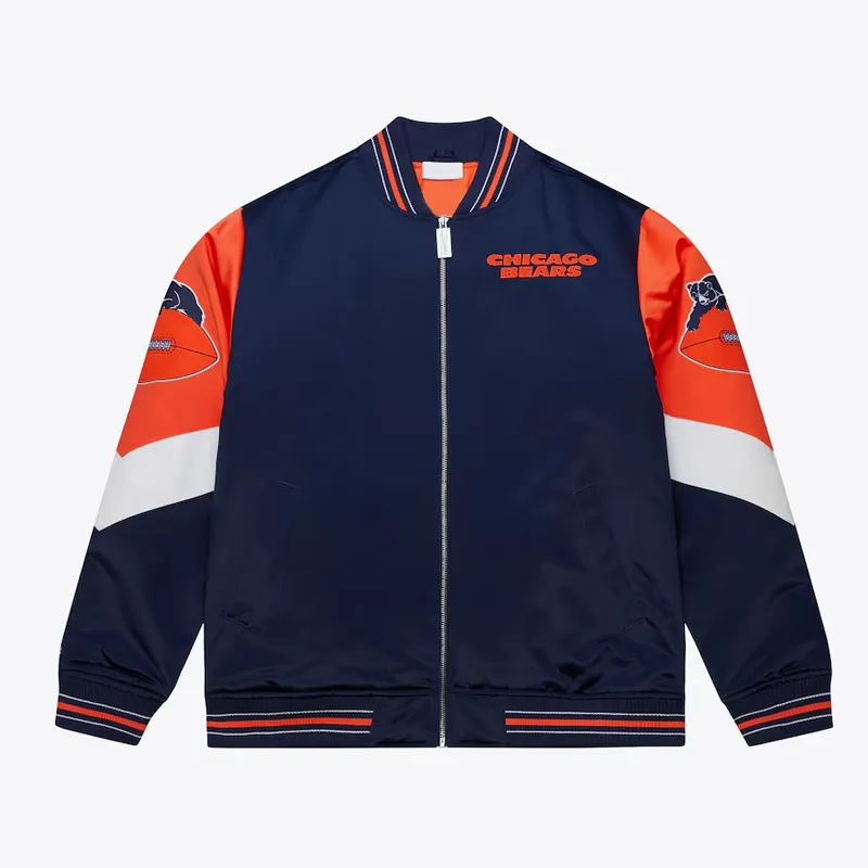 Chicago Bears Retro Heavyweight Satin Jacket