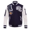 Dallas Cowboys Ribbed Varsity Wool & Leather Jacket