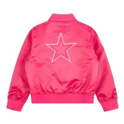Dallas Cowboys Satin Jacket Triple Pink Edition