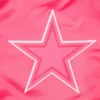 Dallas Cowboys Satin Jacket Triple Pink Edition
