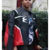 EJ Johnson 2026 PFW Black Moto Leather Jacket