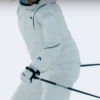 Eileen Gu ski white jacket