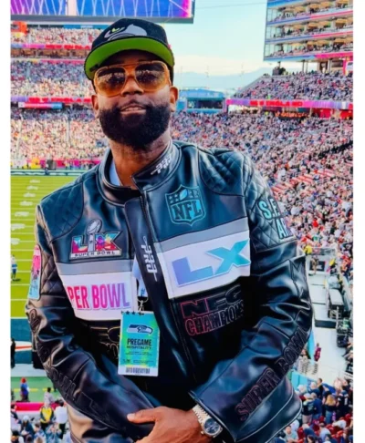 Gee Scott Sr Super Bowl LX Leather Jacket