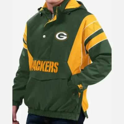 Green Bay Packers Half-Zip Pullover Jacket
