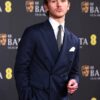Harry Lawtey BAFTA 2026 Awards Navy Suit