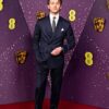 Harry Lawtey BAFTA 2026 Awards Navy Suit