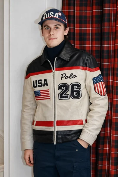 Jack Hughes USA Jacket 2026 for sale