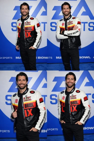 Jason Tartick NFL Leather Jacket