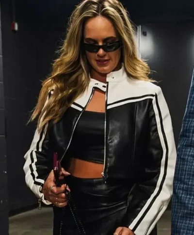 Jenna Bandy 2026 All-Star Game Statement Leather Jacket