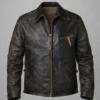 Jeremy Dufrene 2026 FW Brown Leather Jacket