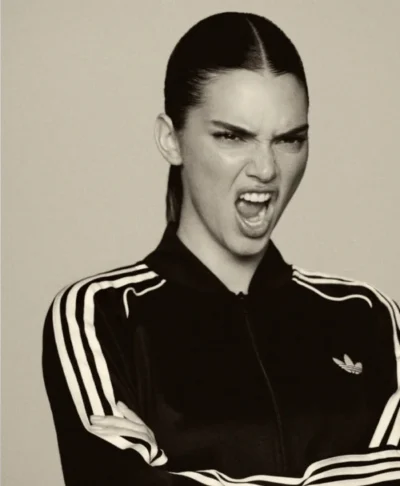 Kendall Jenner 2026 Adidas Black Jacket