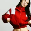 Kendall Jenner Adidas Cotton Red Jacket
