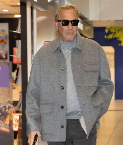 Kevin Costner 2026 Milan Fashion Week Runway Jacket