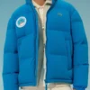 Lacoste Cortina 2026 Winter Olympics Blue Puffer
