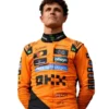 Lando Norris Bold Orange Formula 1 Jacket
