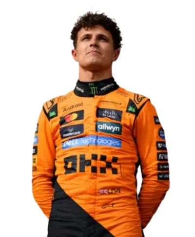 Lando Norris Bold Orange Formula 1 Jacket