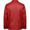 Men’s Red Leather Jacket