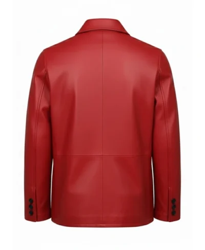 Men’s Red Leather Jacket